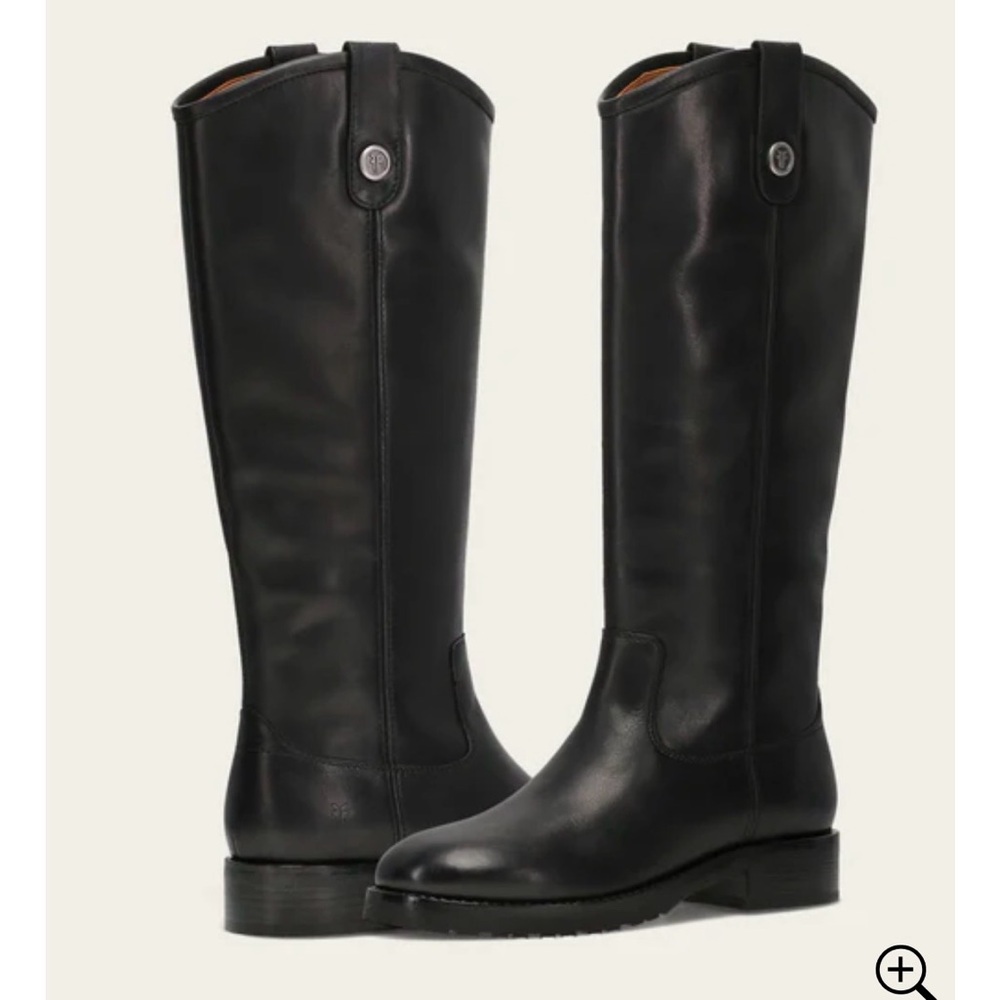 Frye Melissa Tall Black Leather Riding Boots Women’s Size 10 Classic & Timeless